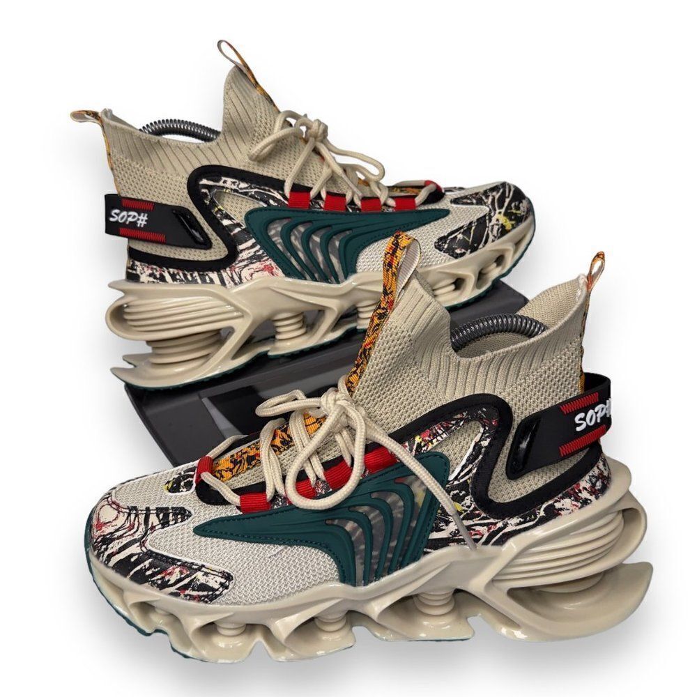 Navarox Dogfish Blade Gen-Z Shock Sneakers Multicolor‎ Men's 6 Women's 8.5